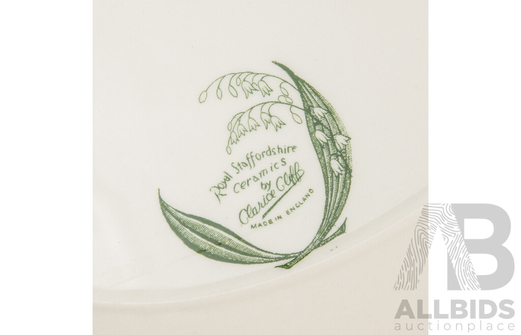 Large Ceramic Clarice Cliff 'Lily of the Valley' Royal Staffordshire Ceramic Platter