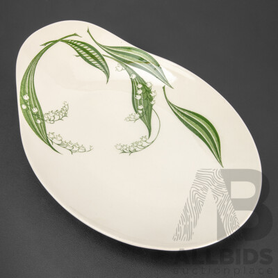 Large Ceramic Clarice Cliff 'Lily of the Valley'  Royal Staffordshire Ceramic Platter