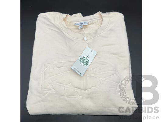 Holiday Tonal Cros Sweater (L) Branded LACOSTE