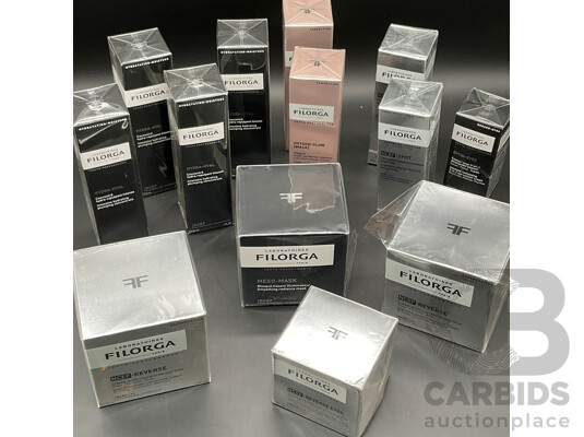 1662918 · FILORGA NCEF-Reverse and Hydra-Hyal Skincare Anti-aging and Hydration Products - Lot of 13