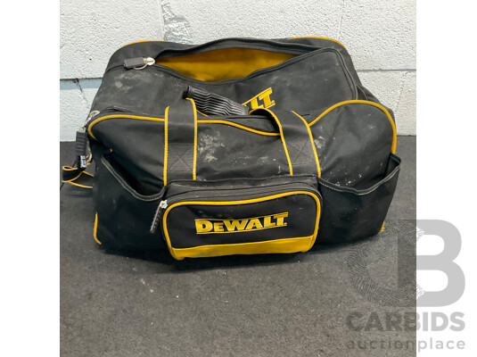 1662892 · Assorted Welding Tools and DeWALT Tool Bag
