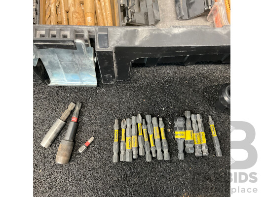 1663997 · TACTIX Cantilever Toolbox with Drill Bitts and Others