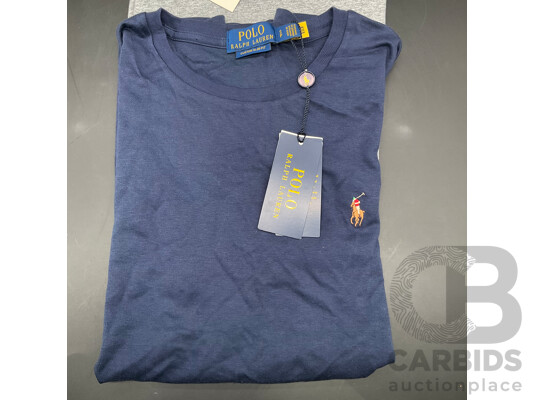 POLO RALPH LAUREN - Men's Polo Shirts (S) and T-Shirt , GANT T-Shirt (S) - Lot of 4
