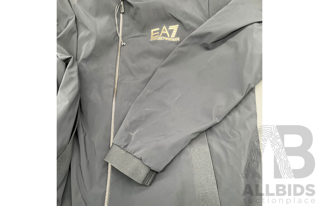 EA7 Black Light Jacket Branded Emporio Armani