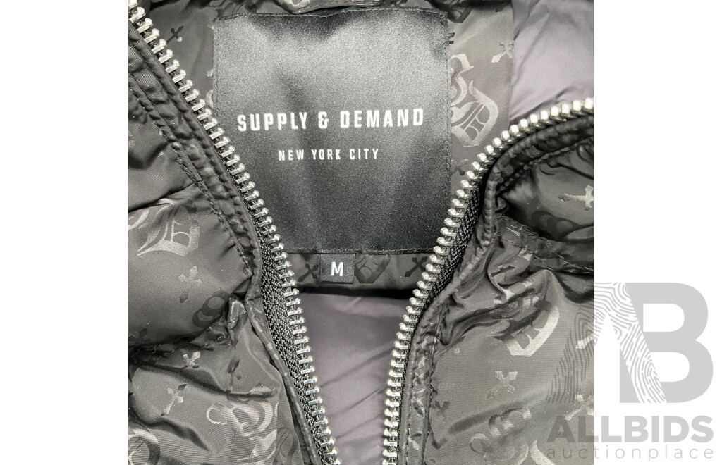 Mantle Padded Jacket - Black (M)  Branded Supply & Demand
