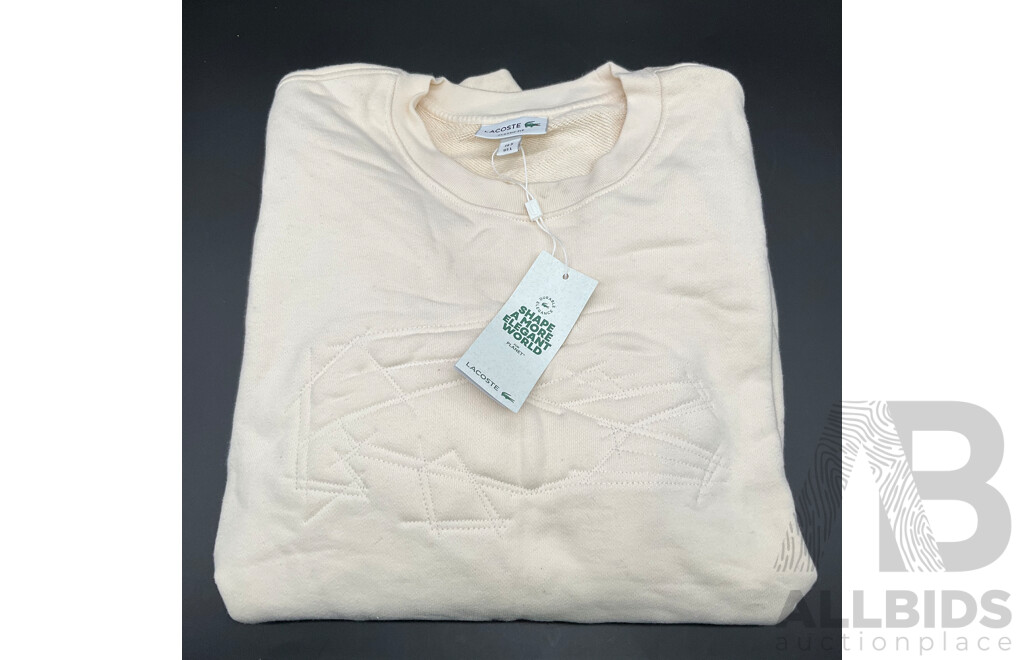 Holiday Tonal Cros Sweater (L)  Branded LACOSTE