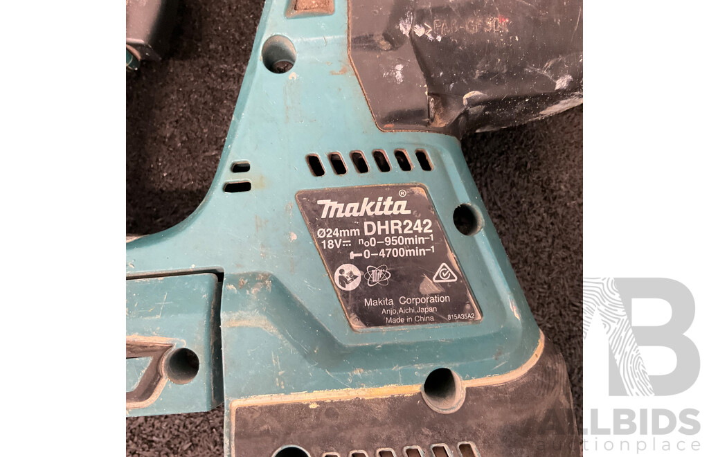 MAKITA 18V LXT Rotary Hammer Drill (DHR242) - Skin Only