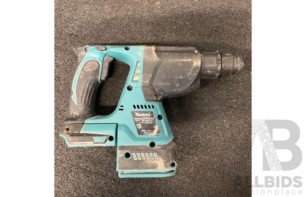 MAKITA 18V Rotary Hammer Drill (DHR242)  - Skin Only
