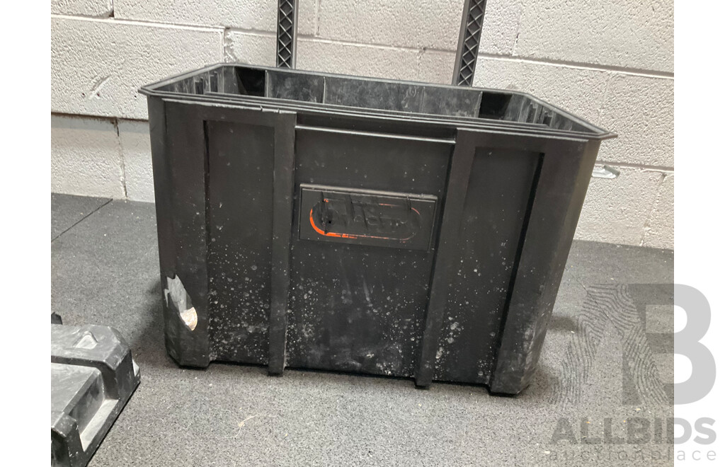 Tactix Modular Rolling Toolbox, Assorted Hand Tools, Drill Bits and Others