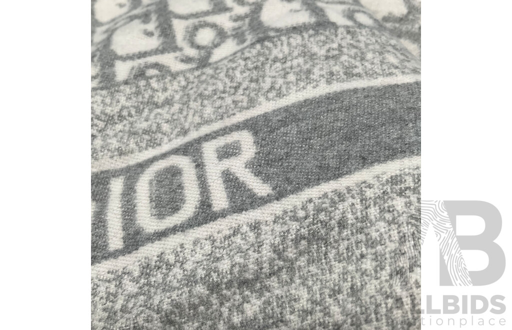 Cashmere/Silk Oblique Scarf  Branded Christian Dior