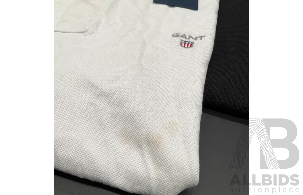 GANT Polo Shirt (L), TOMMY HILFIGER Polo Shirt (M) - Lot of 2