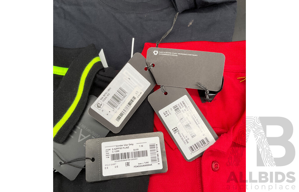 ARMANI EXCHANGE - Men's Polo Shirts and T-Shirt (S)  - Lot of 3
