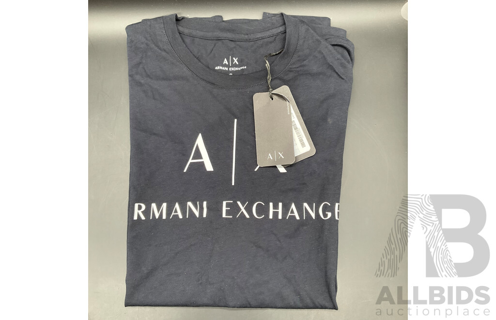 ARMANI EXCHANGE - Men's Polo Shirts and T-Shirt (S)  - Lot of 3