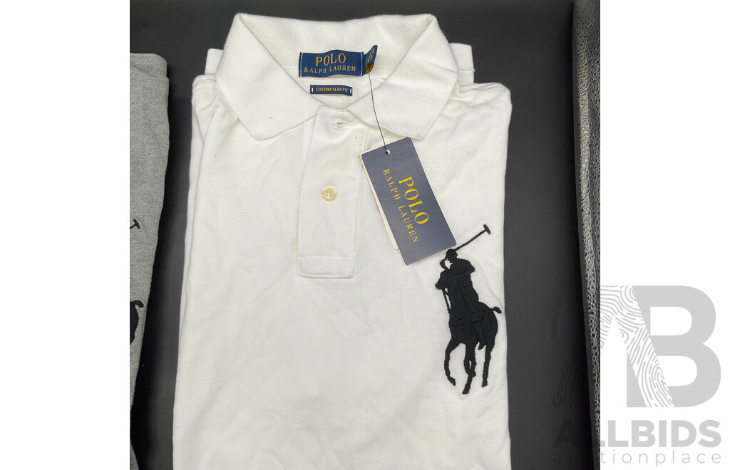 POLO RALPH LAUREN - Men's Polo Shirts (S) - Lot of 3