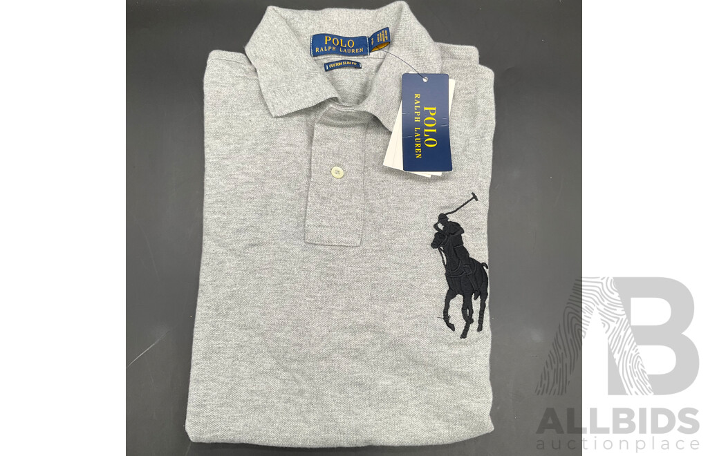 POLO RALPH LAUREN  - Men's Polo Shirts (S)  - Lot of 3