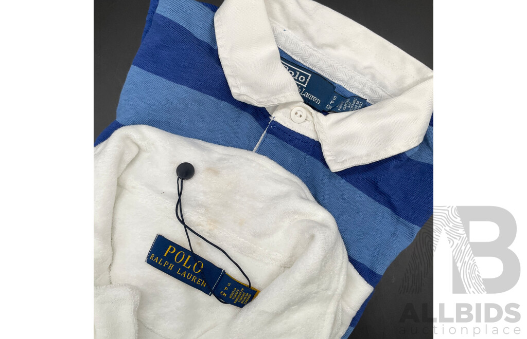 POLO RALPH LAUREN  - Men's Polo Shirts (S) and T-Shirt , GANT T-Shirt (S)  - Lot of 4