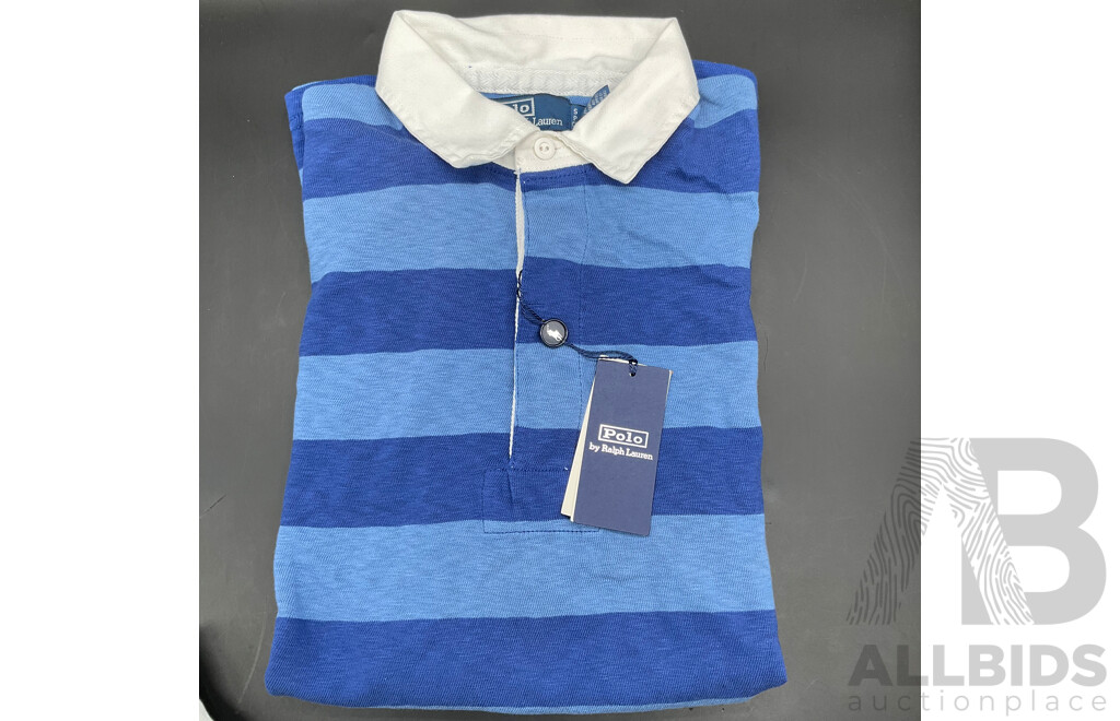 POLO RALPH LAUREN  - Men's Polo Shirts (S) and T-Shirt , GANT T-Shirt (S)  - Lot of 4