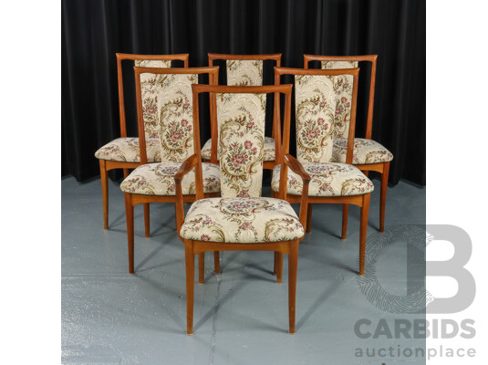 Good Set of Six Teak Dining Chairs by Parker Furniture