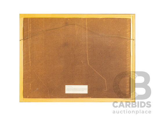 Ainslie Roberts (20th Century, Australian, 1911-1993), The Thunder Stones (1971), Wonderful Editioned Vintage Print After Original Mounted to Hardboard, 54H x 71W cm (frame)
