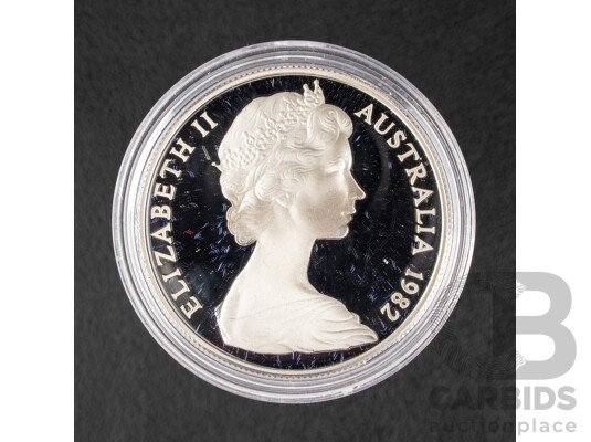 Australian RAM 1982 Silver Proof Ten Dollar Coin, Commonwealth Games .925