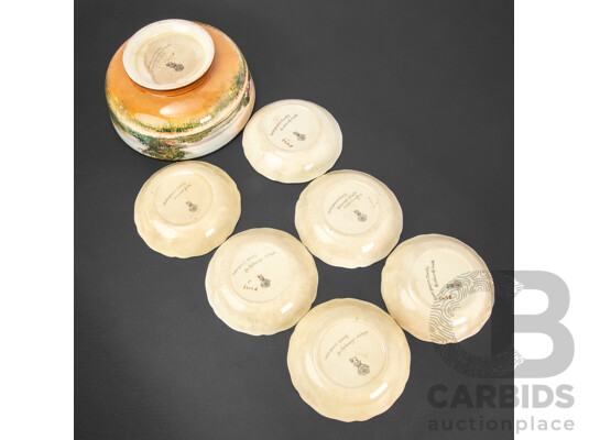 Collection of Royal Doulton 'Shakespeare's Country' Castle Themed Bowls (7)