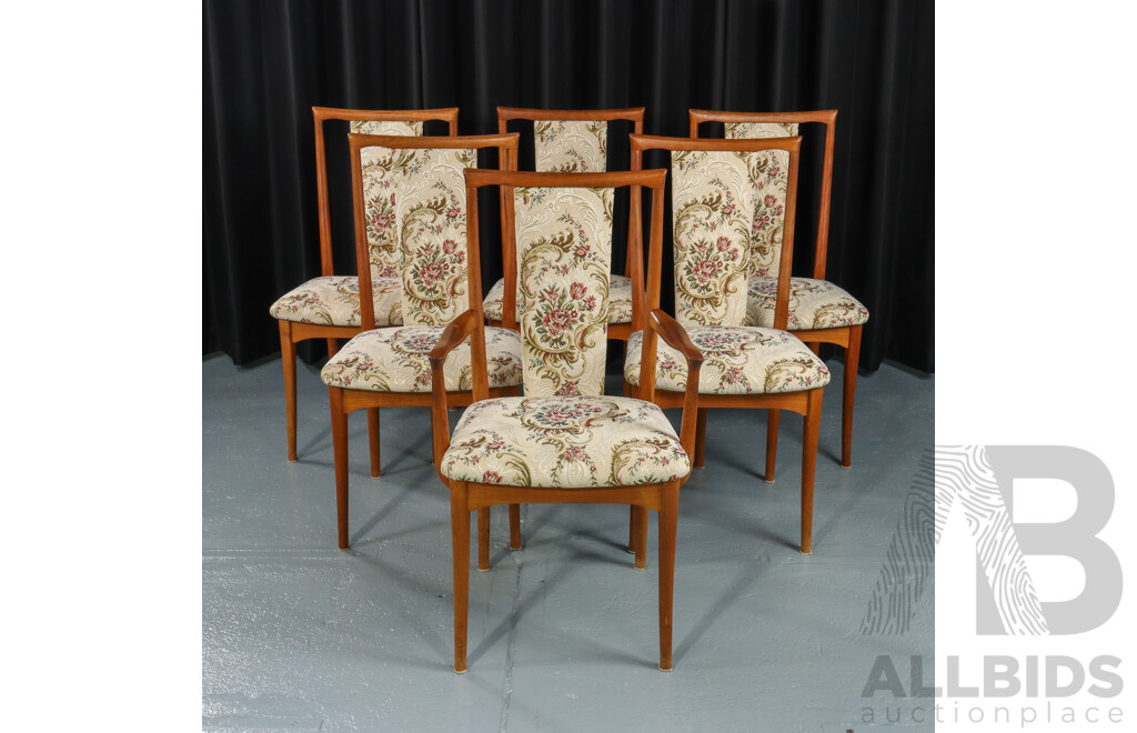 Good Set of Six Teak Dining Chairs by Parker Furniture