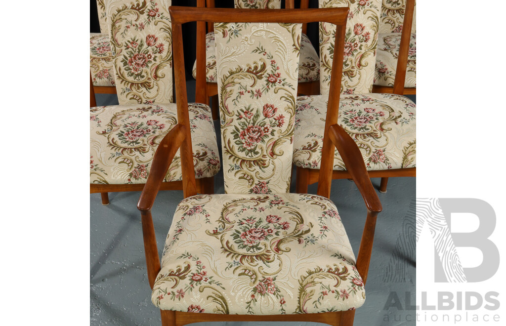 Good Set of Six Teak Dining Chairs by Parker Furniture