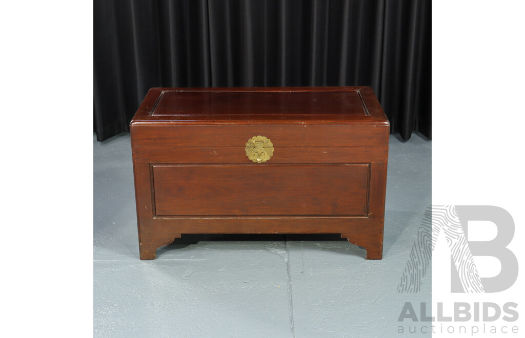 Oriental Camphor Wood Blanket Box