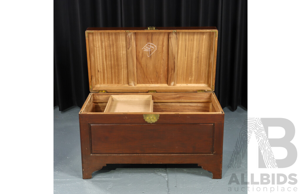 Oriental Camphor Wood Blanket Box