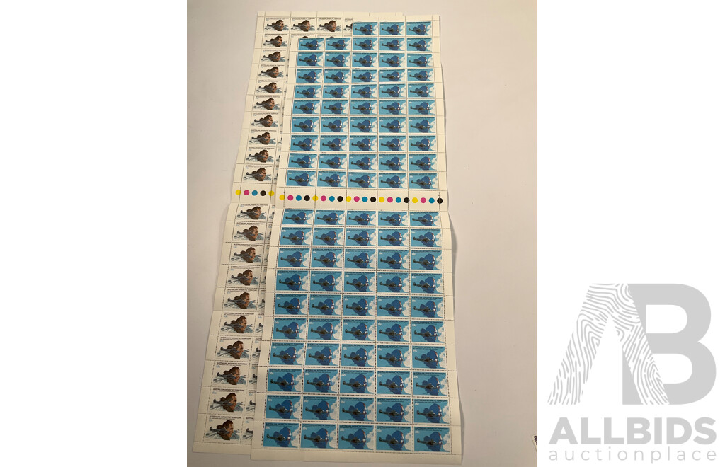 Australian Antartic and Australian Mint Stamp Sheets, Strips, Stamp Packs and First Day Covers