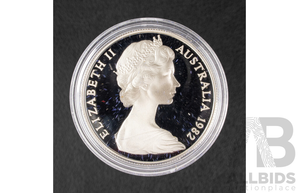Australian RAM 1982 Silver Proof Ten Dollar Coin, Commonwealth Games .925
