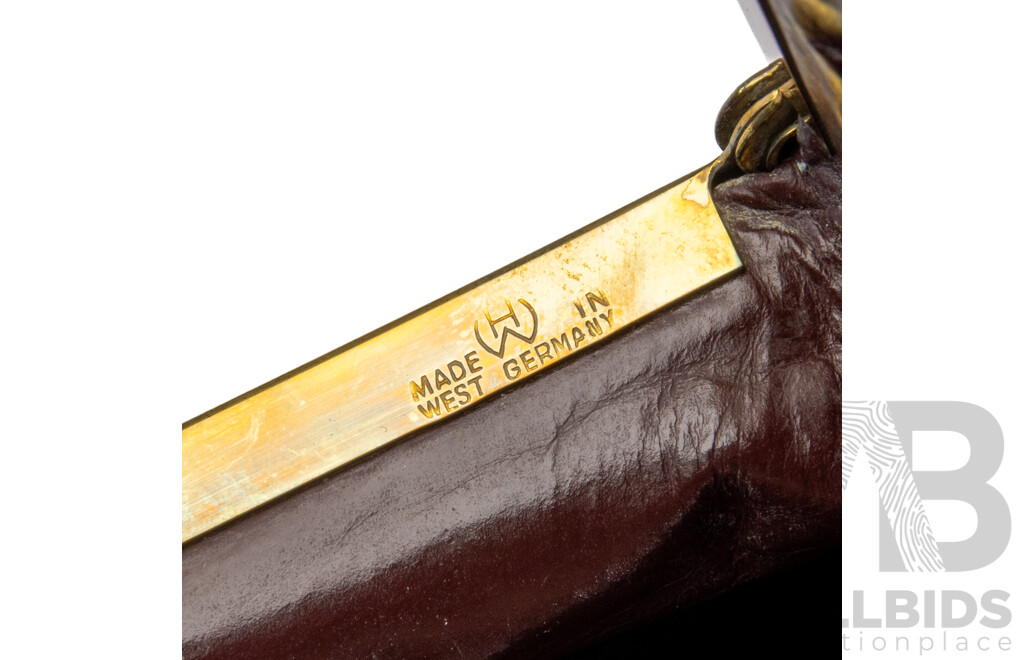 Vintage Crocodile Skin Hand Bag