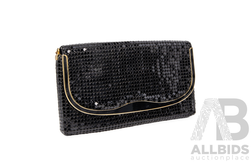 Pair of Vintage Boxed Glomesh Clutch Pursesd