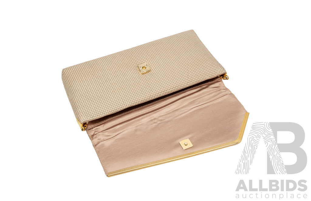 Pair of Vintage Boxed Glomesh Clutch Pursesd