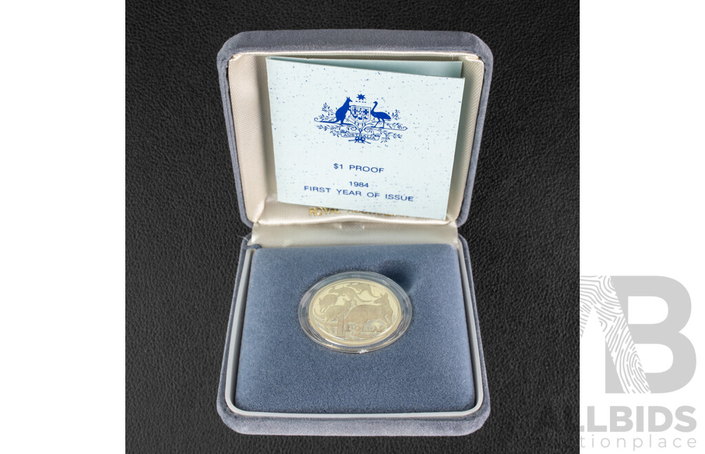 Australian RAM 1984 Proof One Dollar Coin, First Year Issue