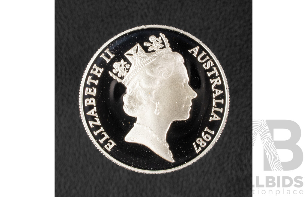 Australian RAM 1987 Silver Proof Ten Dollar Coin, State Series, New South Wales .925