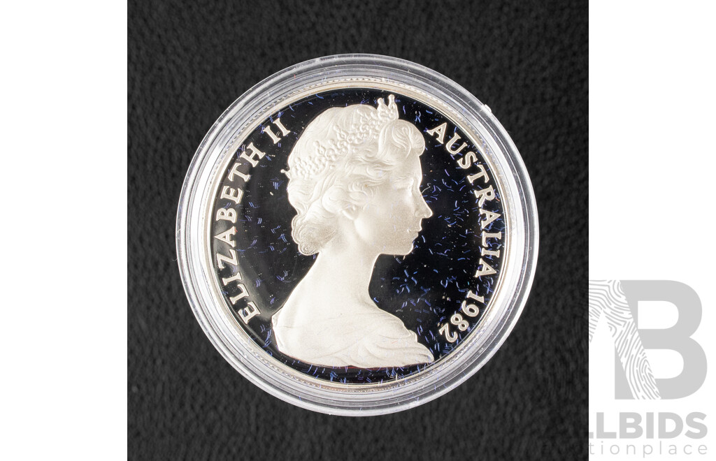 Australian RAM 1982 Silver Proof Ten Dollar Coin, Commonwealth Games .925