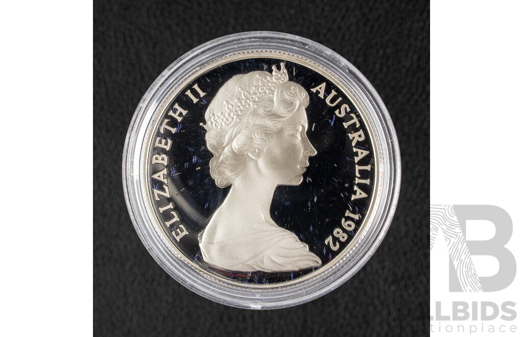 Australian RAM 1982 Silver Proof Ten Dollar Coin, Commonwealth Games .925