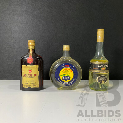 Three Bottles of Spirts
