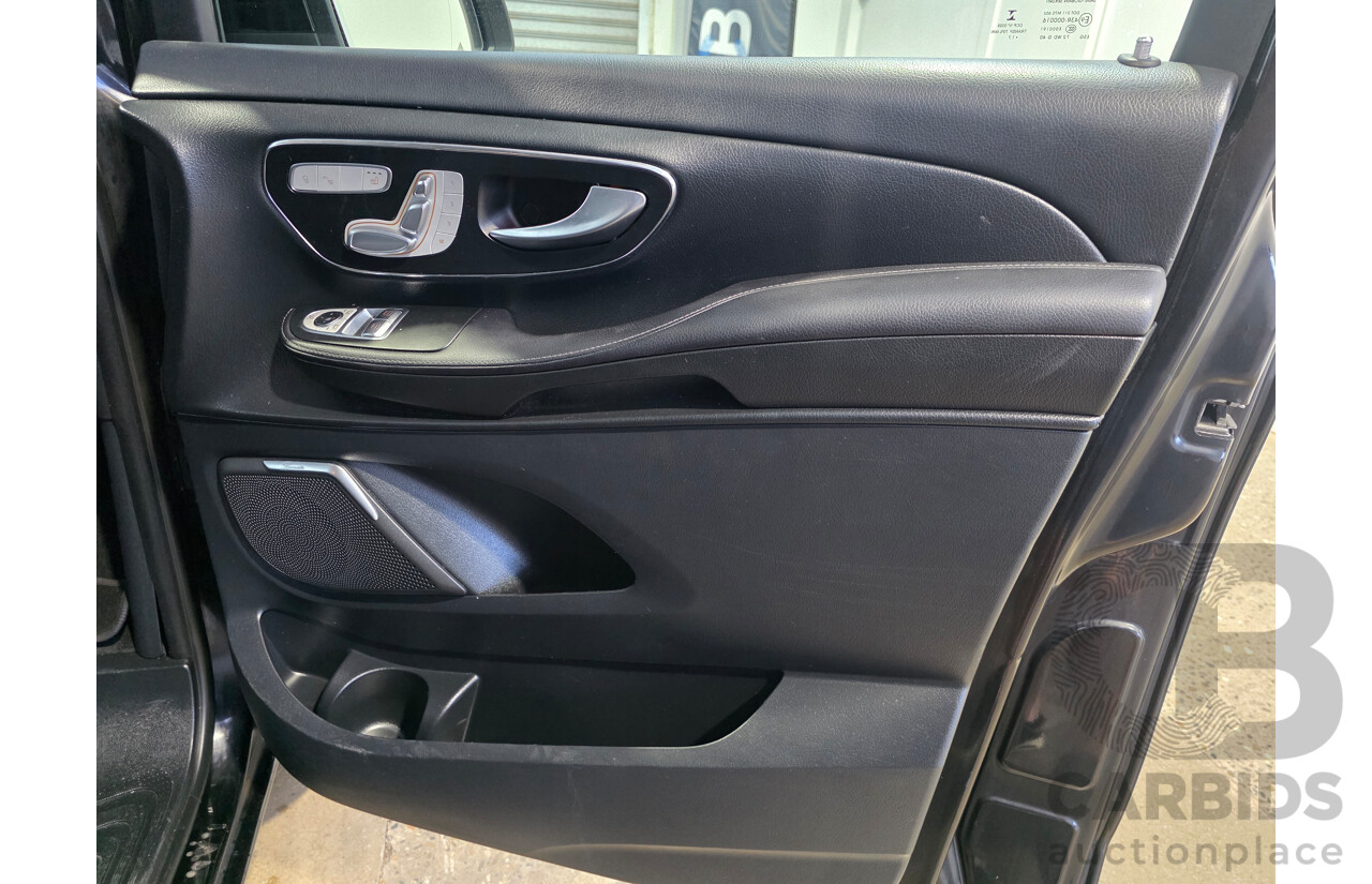 10/2017 Mercedes-Benz V 250d Avantgarde MWB 447 MY17 4d Wagon Obsidian Black Metallic Twin Turbo Diesel 2.1L