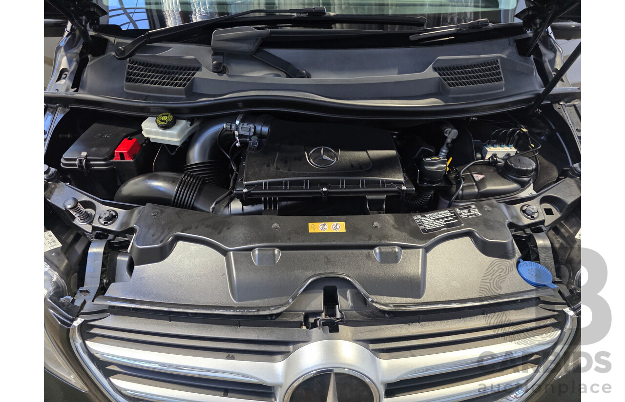 10/2017 Mercedes-Benz V 250d Avantgarde MWB 447 MY17 4d Wagon Obsidian Black Metallic Twin Turbo Diesel 2.1L