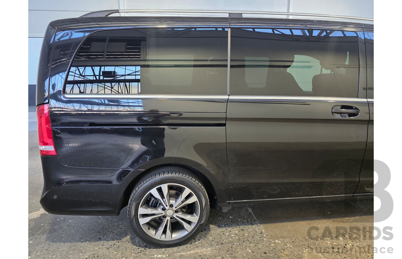 10/2017 Mercedes-Benz V 250d Avantgarde MWB 447 MY17 4d Wagon Obsidian Black Metallic Twin Turbo Diesel 2.1L