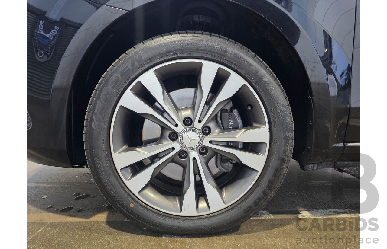 10/2017 Mercedes-Benz V 250d Avantgarde MWB 447 MY17 4d Wagon Obsidian Black Metallic Twin Turbo Diesel 2.1L