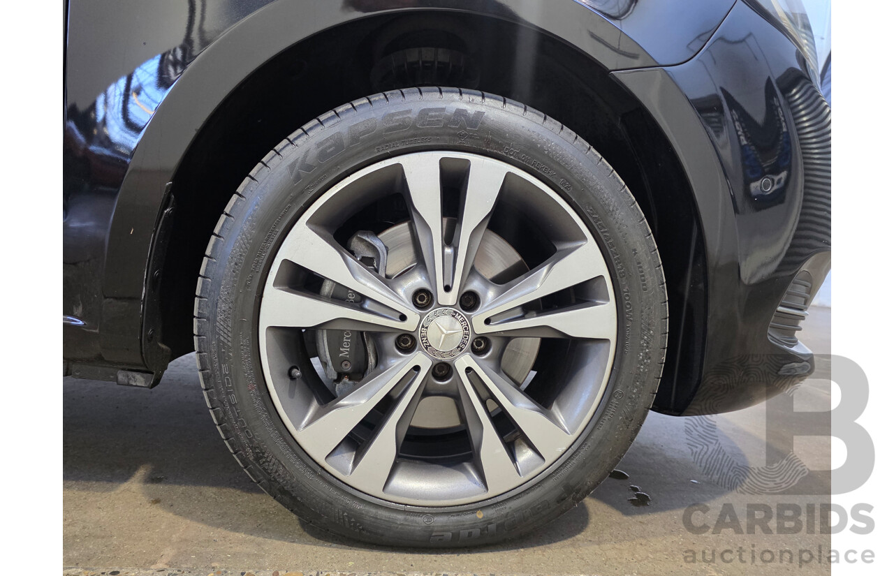 10/2017 Mercedes-Benz V 250d Avantgarde MWB 447 MY17 4d Wagon Obsidian Black Metallic Twin Turbo Diesel 2.1L