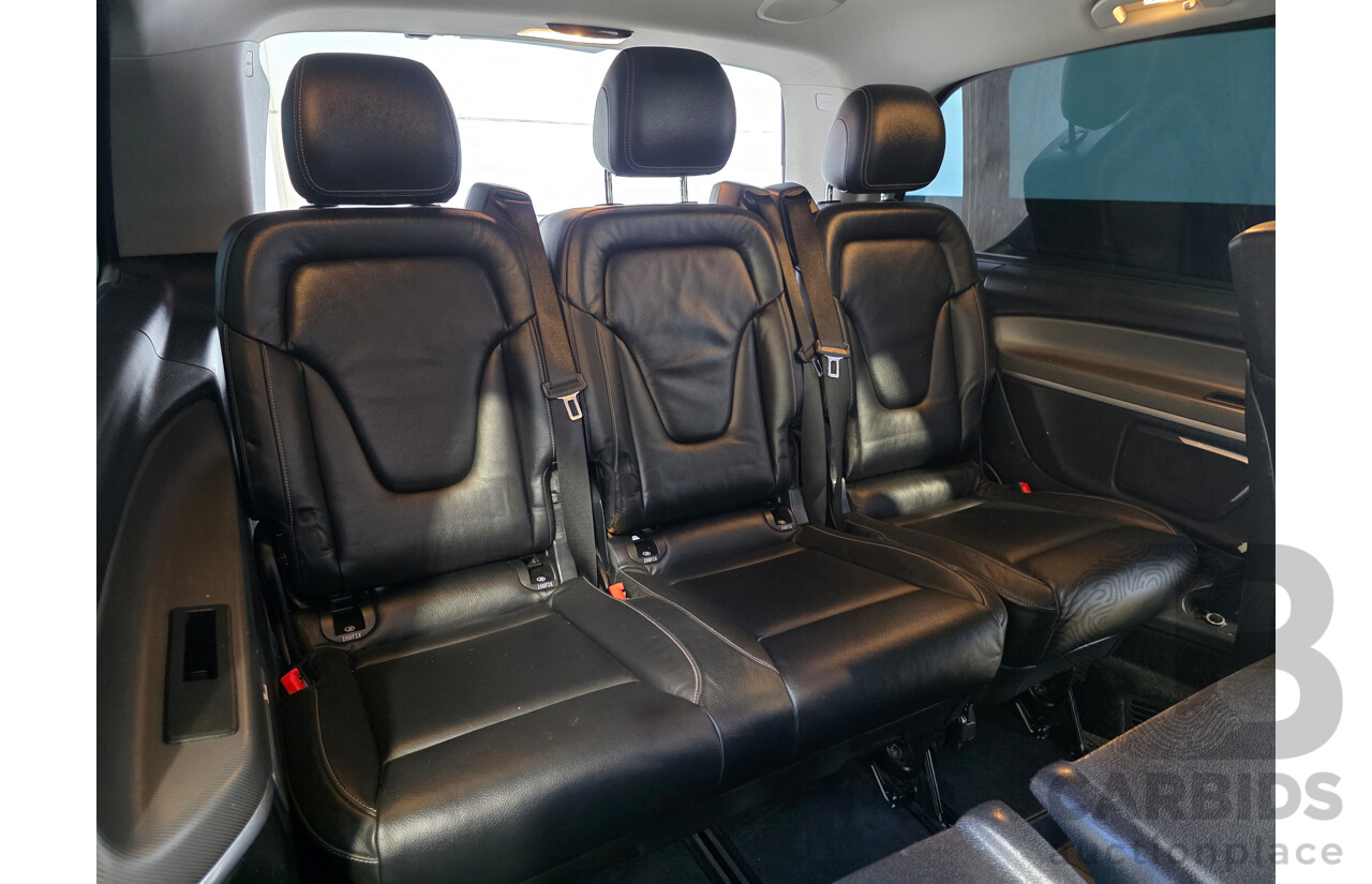 10/2017 Mercedes-Benz V 250d Avantgarde MWB 447 MY17 4d Wagon Obsidian Black Metallic Twin Turbo Diesel 2.1L