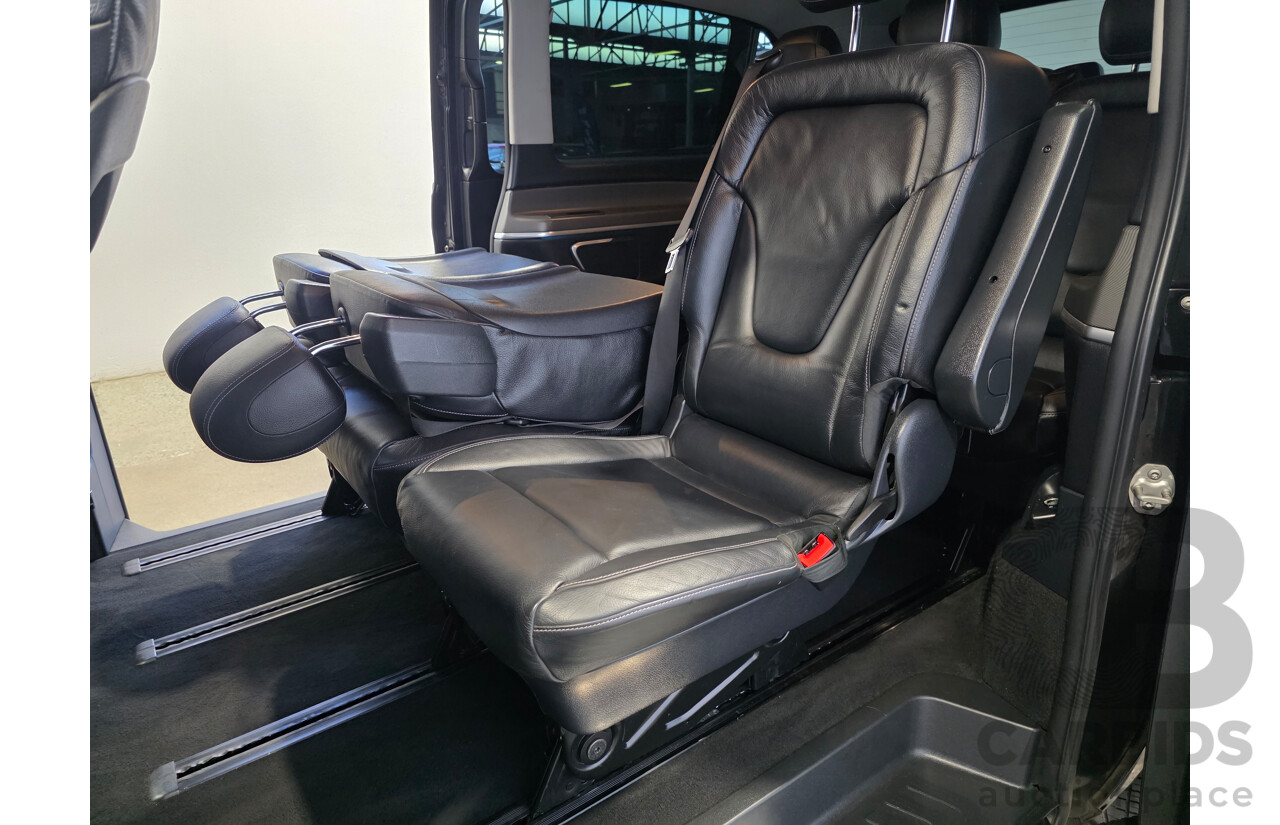 10/2017 Mercedes-Benz V 250d Avantgarde MWB 447 MY17 4d Wagon Obsidian Black Metallic Twin Turbo Diesel 2.1L