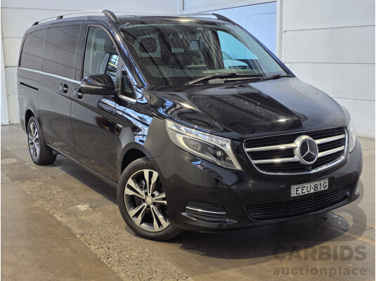 10/2017 Mercedes-Benz V 250d Avantgarde MWB 447 MY17 4d Wagon Obsidian Black Metallic Twin Turbo Diesel 2.1L