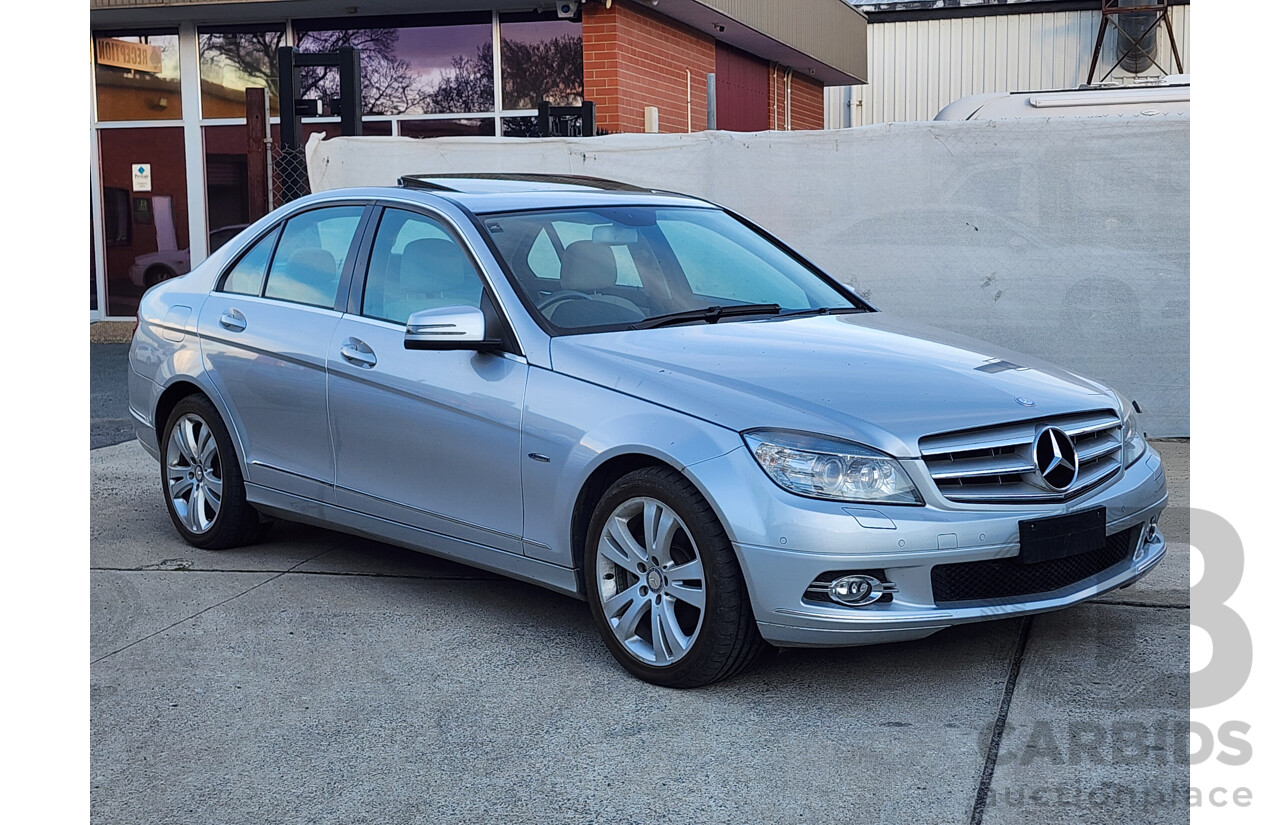 09/2009 Mercedes-Benz C220 CDI W204 4d Sedan Silver 2.1L