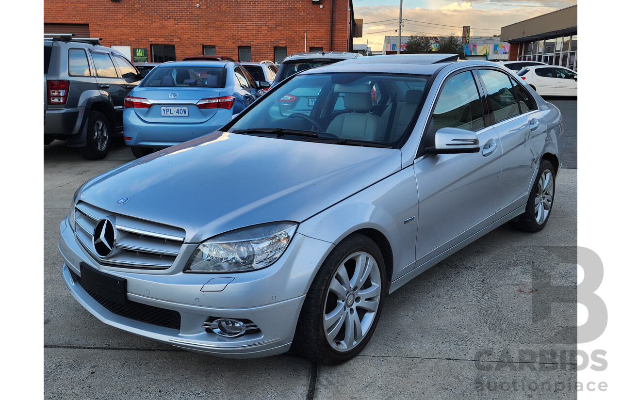 09/2009 Mercedes-Benz C220 CDI W204 4d Sedan Silver 2.1L
