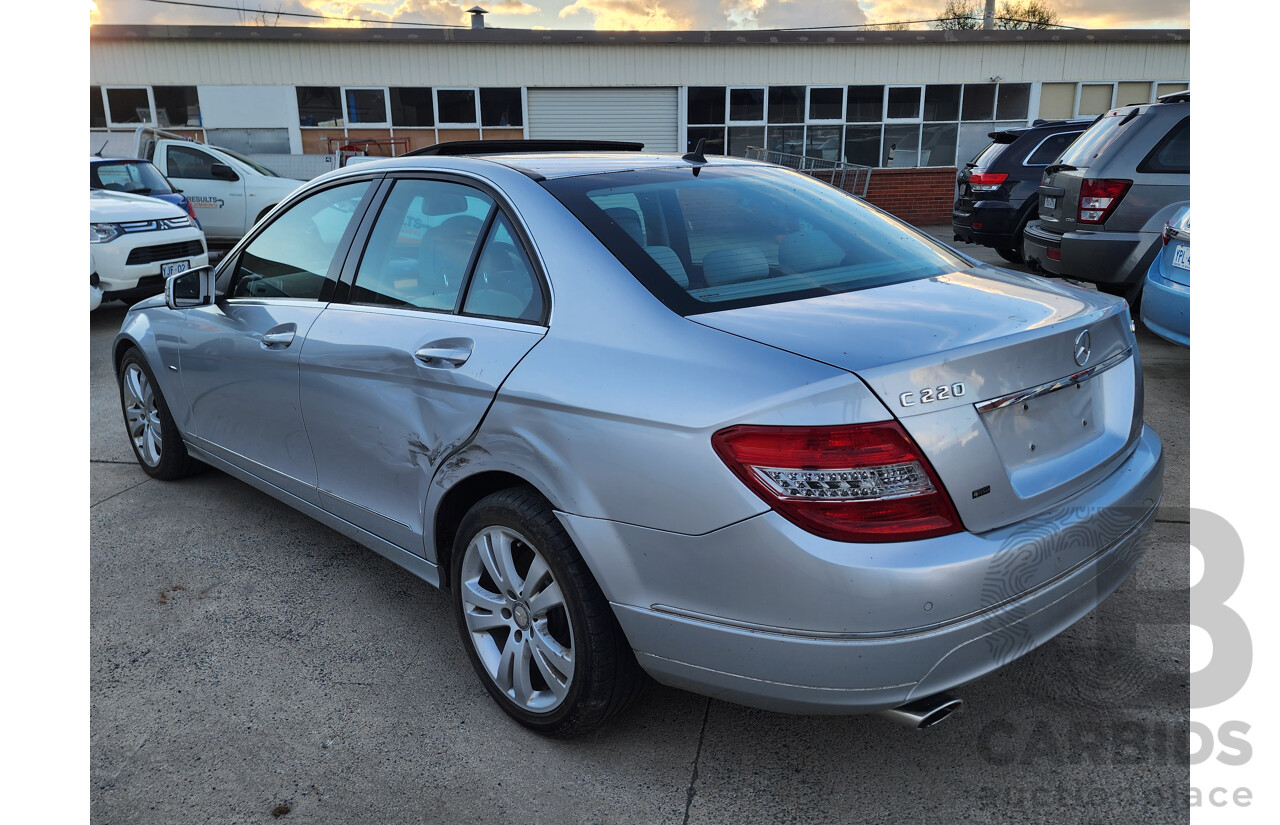 09/2009 Mercedes-Benz C220 CDI W204 4d Sedan Silver 2.1L